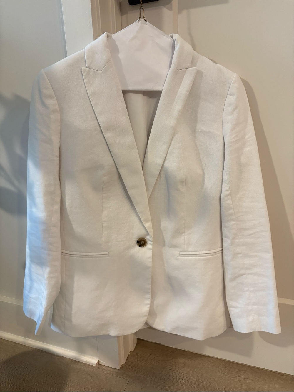 J. Crew Factory Women’s White Blazer